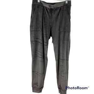 House of Harlow 1960 Gray Velour Joggers Size Medium